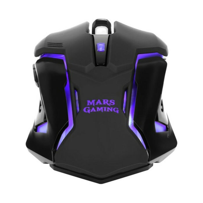 Tastatură și Mouse Gaming Mars Gaming MCP118 Negru Qwerty Spaniolă