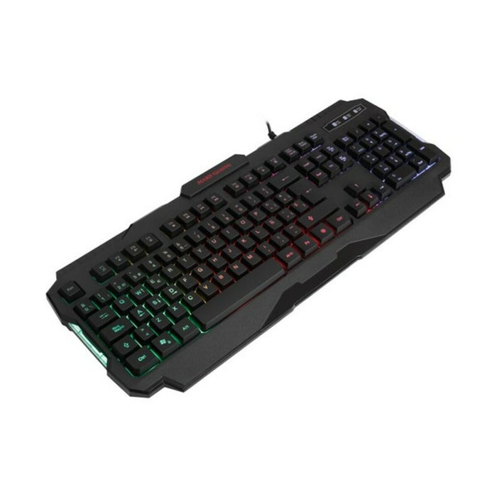Tastatură și Mouse Gaming Mars Gaming MCP118 Negru Qwerty Spaniolă