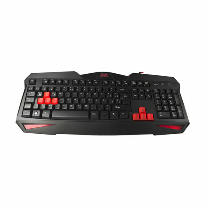 Tastatură și Mouse Tacens MCP1 Negru Roșu Monocrom Qwerty Spaniolă
