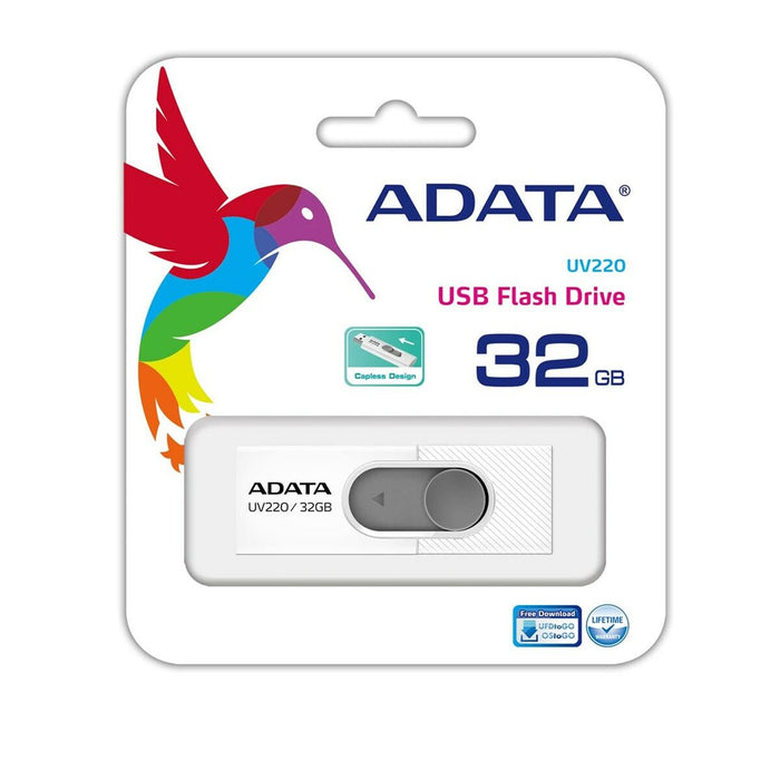 Memorie USB Adata UV220 Gri Alb/Gri 32 GB