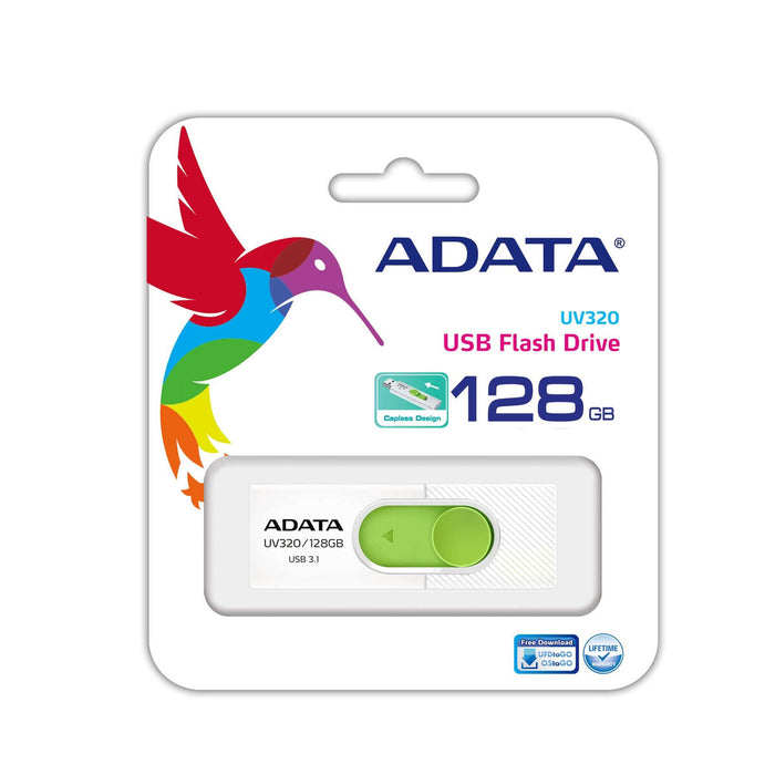 Memorie USB Adata UV320 Verde Alb/Verde 128 GB