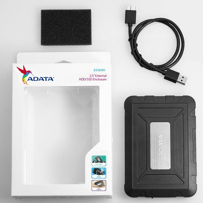 Cutie Externă Adata ED600 Negru 2,5"