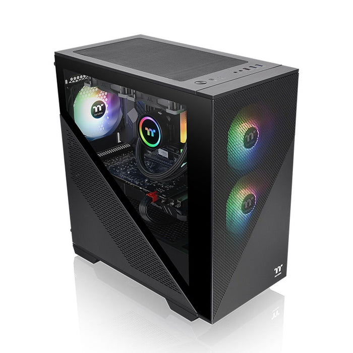 Unitate Micro ATX THERMALTAKE Divider 170 TG ARGB ARGB Negru mATX