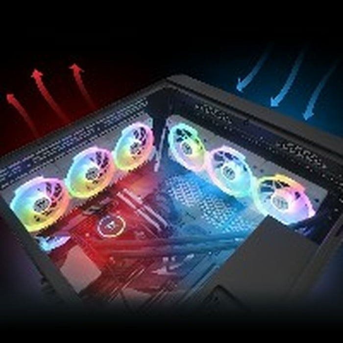 Ventilator de Unitate THERMALTAKE CL-F169-PL12SW-A Ø 12 cm (3 Unități)