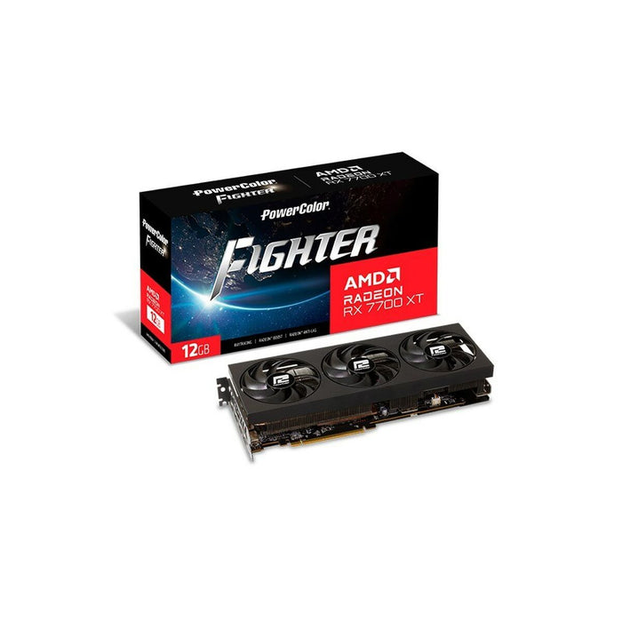 Placă Grafică Powercolor RX7700XT 12G-F/OC AMD AMD RADEON RX 7700 XT GDDR6 12 GB