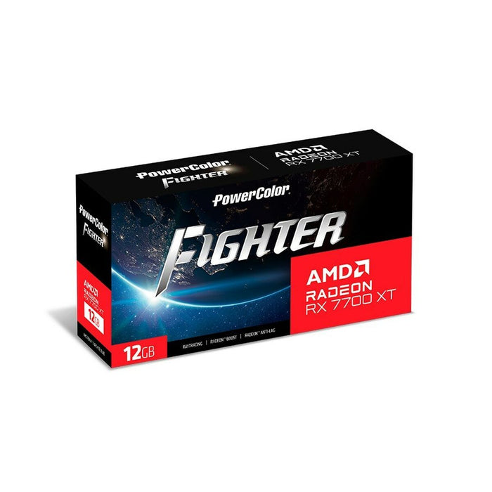 Placă Grafică Powercolor RX7700XT 12G-F/OC AMD AMD RADEON RX 7700 XT GDDR6 12 GB