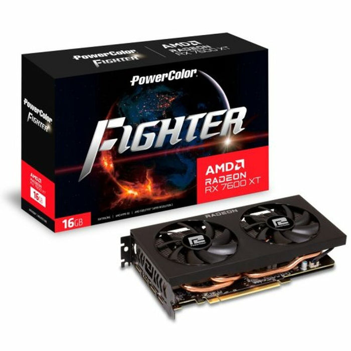 Placă Grafică Powercolor RX7600XT 16G-F 16 GB GDDR6
