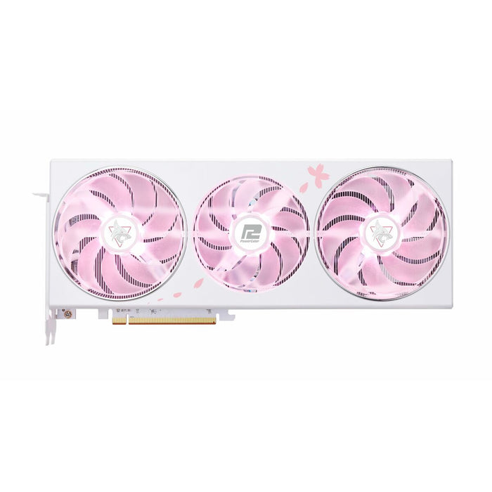 Placă Grafică Powercolor RX7800XT 16G-L/OC/SAKURA AMD RADEON RX 7800 XT 16 GB GDDR6