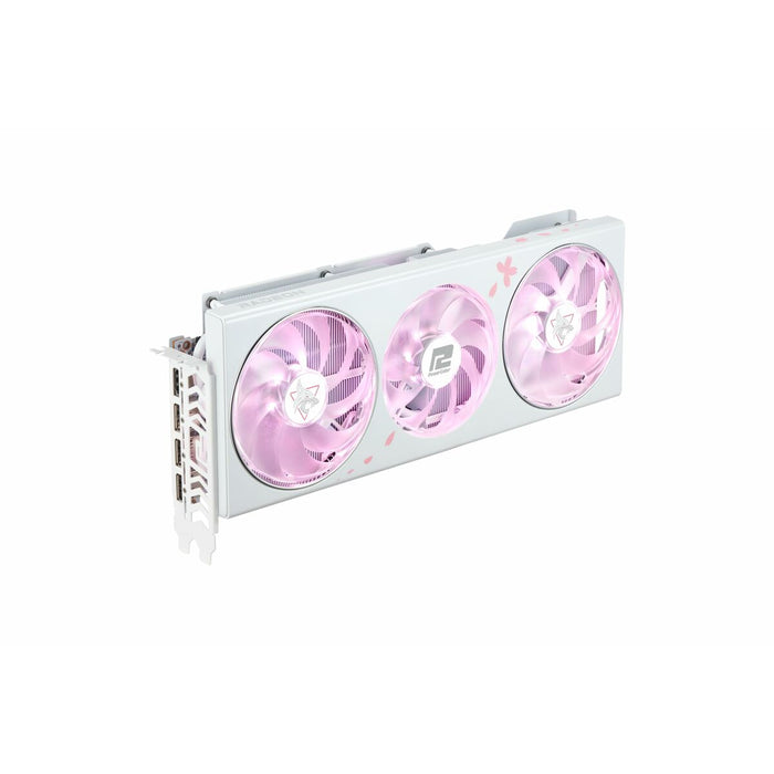 Placă Grafică Powercolor RX7800XT 16G-L/OC/SAKURA AMD RADEON RX 7800 XT 16 GB GDDR6