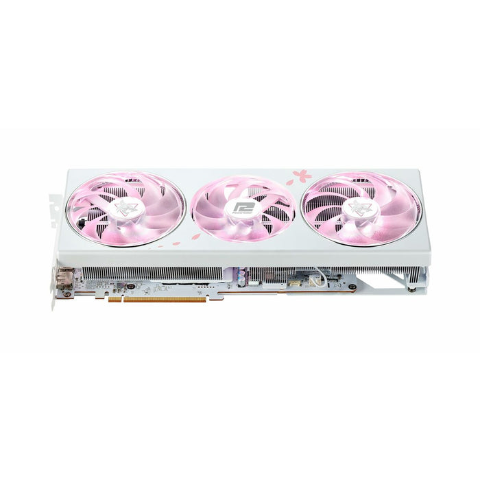 Placă Grafică Powercolor RX7800XT 16G-L/OC/SAKURA AMD RADEON RX 7800 XT 16 GB GDDR6