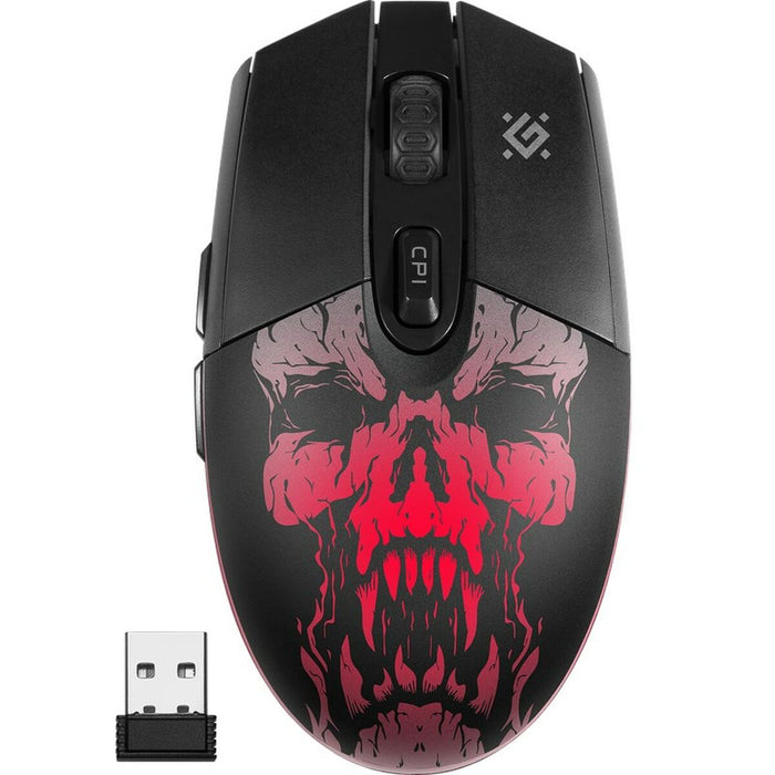 Mouse Fără Fir Defender Beta GM-707L Negru Multicolor 1600 dpi