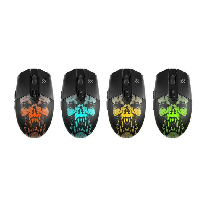 Mouse Fără Fir Defender Beta GM-707L Negru Multicolor 1600 dpi