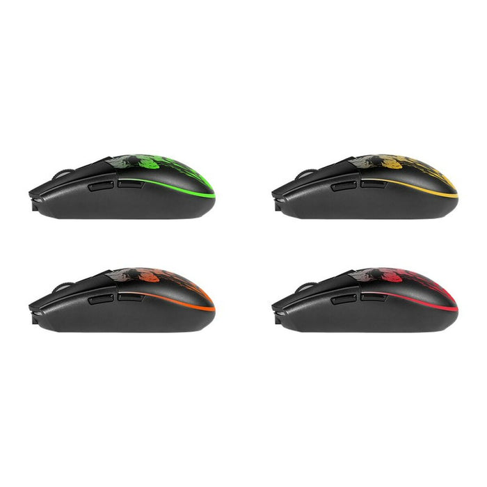 Mouse Fără Fir Defender Beta GM-707L Negru Multicolor 1600 dpi