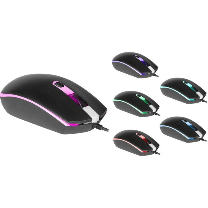 Mouse Defender DOT MB-986 Negru Multicolor Monocrom
