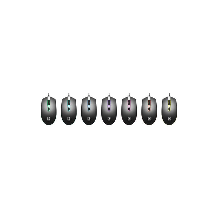 Mouse Defender DOT MB-986 Negru Multicolor Monocrom