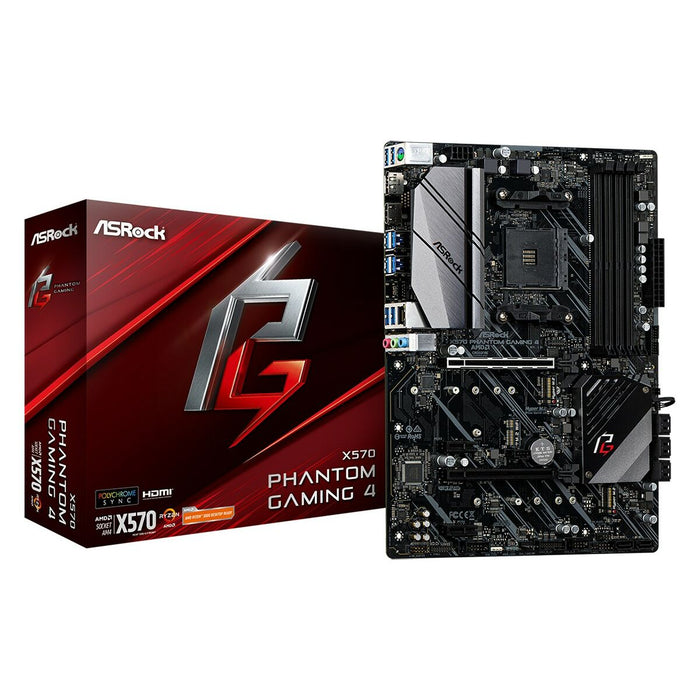 Placă de Bază ASRock X570 Phantom Gaming 4 AMD X570 AMD AMD AM4