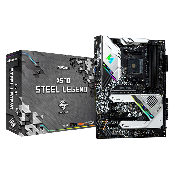 Placă de Bază ASRock X570 Steel Legend AMD X570 AMD AMD AM4