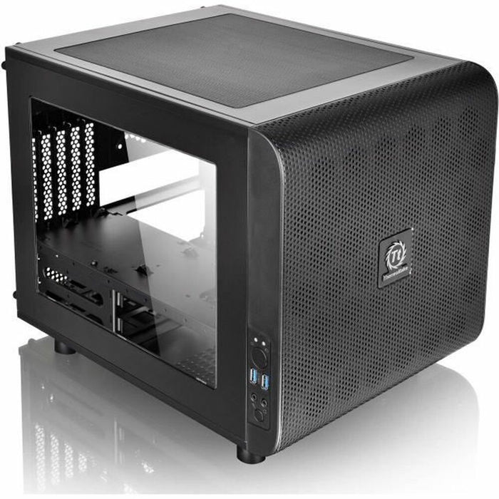 Cutie Semiunitate Mini ITX THERMALTAKE Core V21 Negru