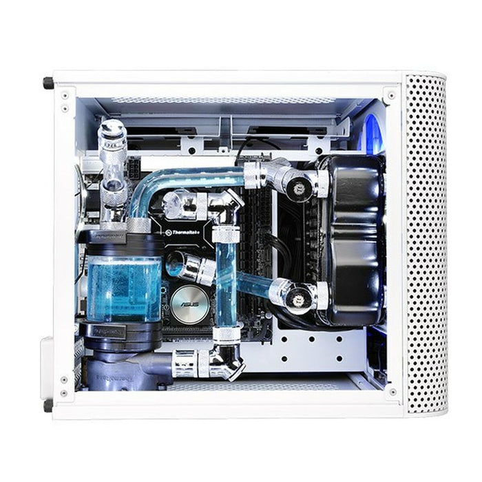 Cutie Semiunitate Mini ITX THERMALTAKE Core V1 Snow Edition Alb