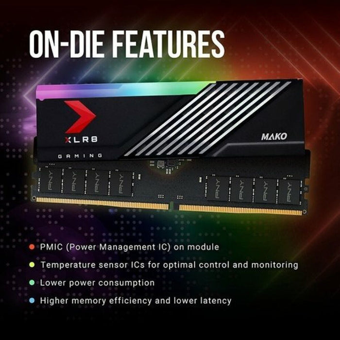 Memorie RAM PNY XLR8 Gaming MAKO EPIC-X 32 GB DIMM 6400 MHz CL40