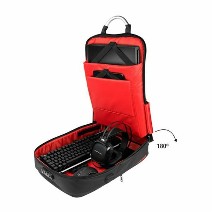 Rucsac Antifurt USB și Compartiment pentru Tabletă și Laptop Mars Gaming MB2 17"