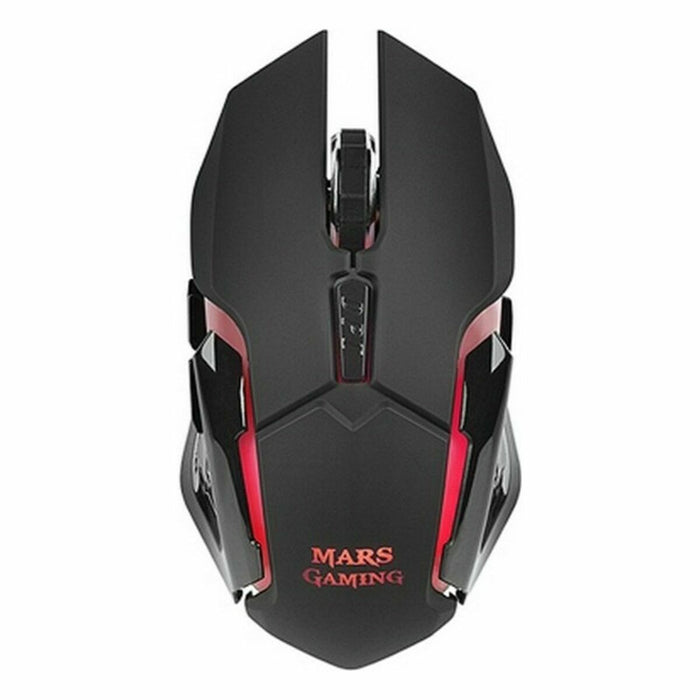 Mouse Gaming cu LED Mars Gaming MMW 3200 dpi Negru