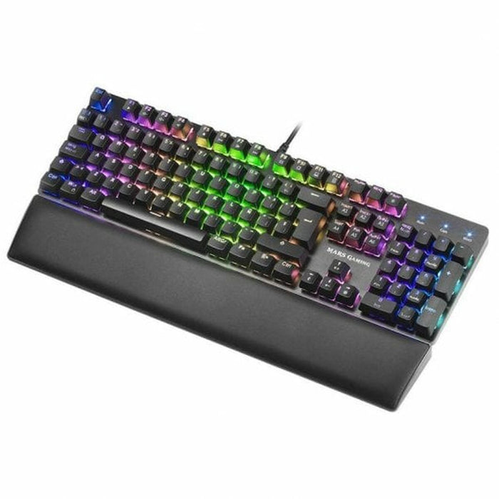 Tastatură Gaming Tacens MK5BES Albastru Negru Qwerty Spaniolă