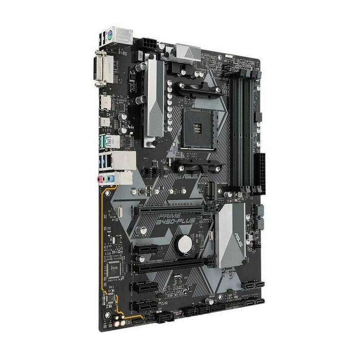Placă de Bază Asus PRIME B450-PLUS ATX DDR4 AM4 AMD AM4 AMD B450 AMD