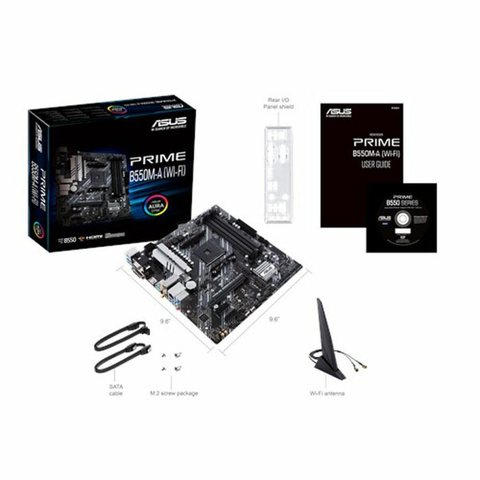 Placă de Bază Asus PRIME B550M-A mATX AM4     AMD AM4 AMD AMD B550