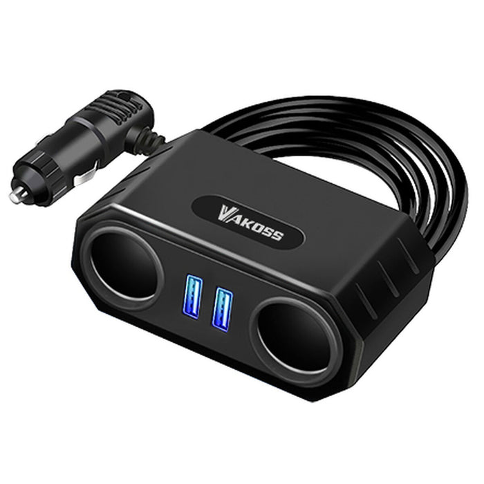 Încărcător portabil Vakoss Automobile Power Adapter Negru