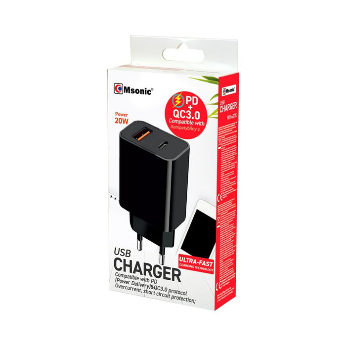 Încărcător de Perete Msonic MY6635K Negru