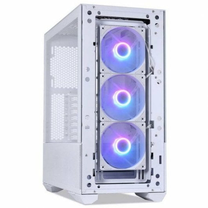 Unitate Semi-tower ATX Lian-Li LANCOOL II MESH C RGB SNOW Alb Negru Snow white