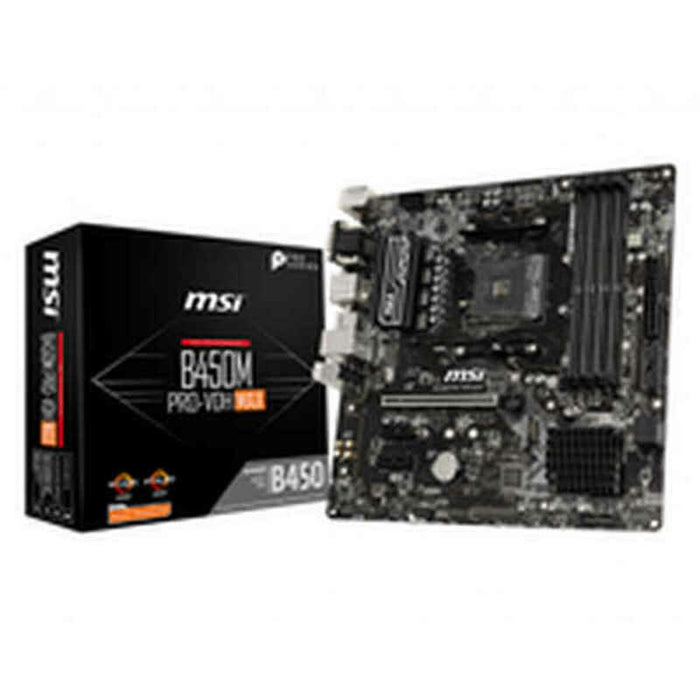 Placă de Bază MSI 7C52-001R mATX AM4 AMD B450 AMD AMD AM4