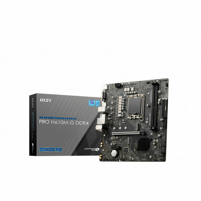 Placă de Bază MSI PRO H610M-G DDR4 LGA 1700 Intel