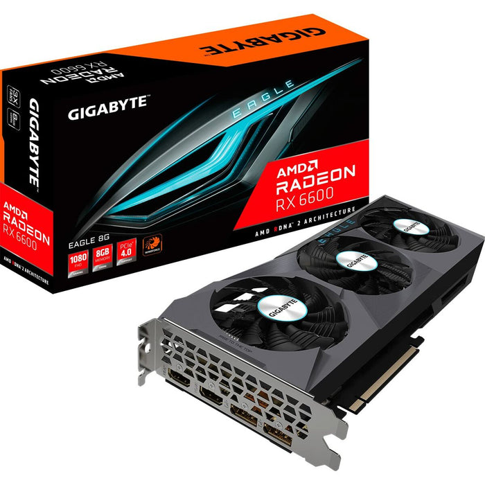 Placă Grafică Gigabyte GV-R66EAGLE-8GD AMD Radeon RX 6600 GDDR6
