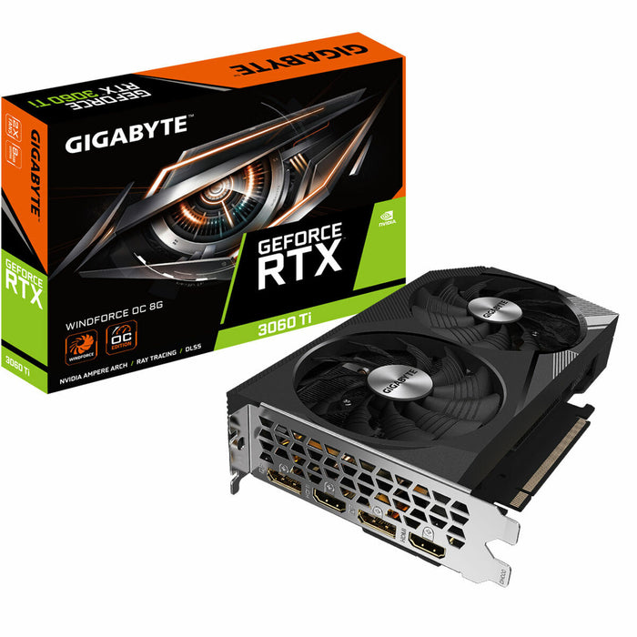 Placă Grafică Gigabyte GV-N306TWF2OC-8GD GeForce RTX 3060 Ti GDDR6