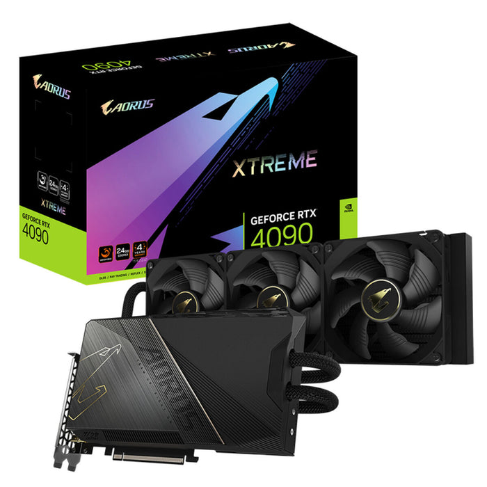 Placă Grafică Gigabyte GV-N4090AORUSX W-24GD 1.0 NVIDIA GeForce RTX 4090 GDDR6X