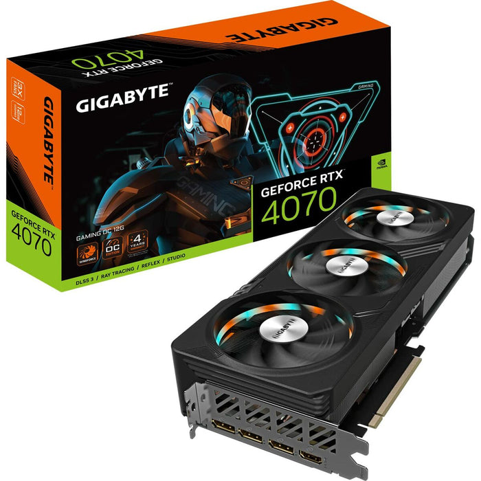Placă Grafică Gigabyte GV-N4070GAMING OC-12GD GeForce RTX 4070 Ti GDDR6X