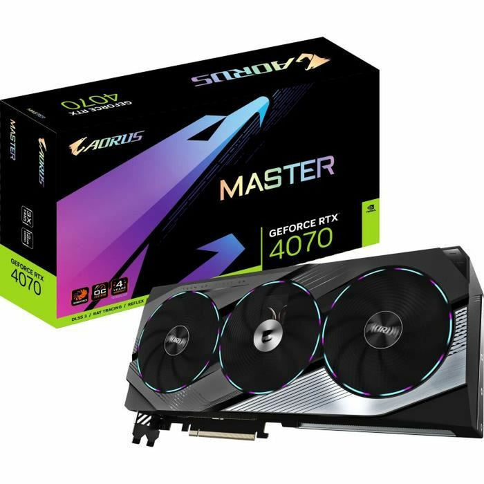 Placă Grafică Gigabyte GV-N4070AORUS M-12GD GEFORCE RTX 4070 12 GB GDDR6X
