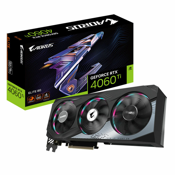 Placă Grafică Gigabyte GV-N406TAORUS E-8GD Geforce RTX 4060 Ti GDDR6