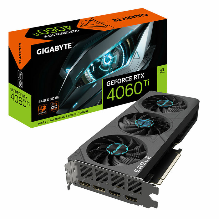 Placă Grafică Gigabyte GV-N406TEAGLE OC-8GD Geforce RTX 4060 Ti GDDR6