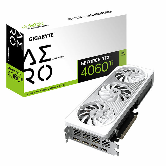 Placă Grafică Gigabyte GeForce RTX 4060 Ti AERO OC 8G Geforce RTX 4060 Ti GDDR6