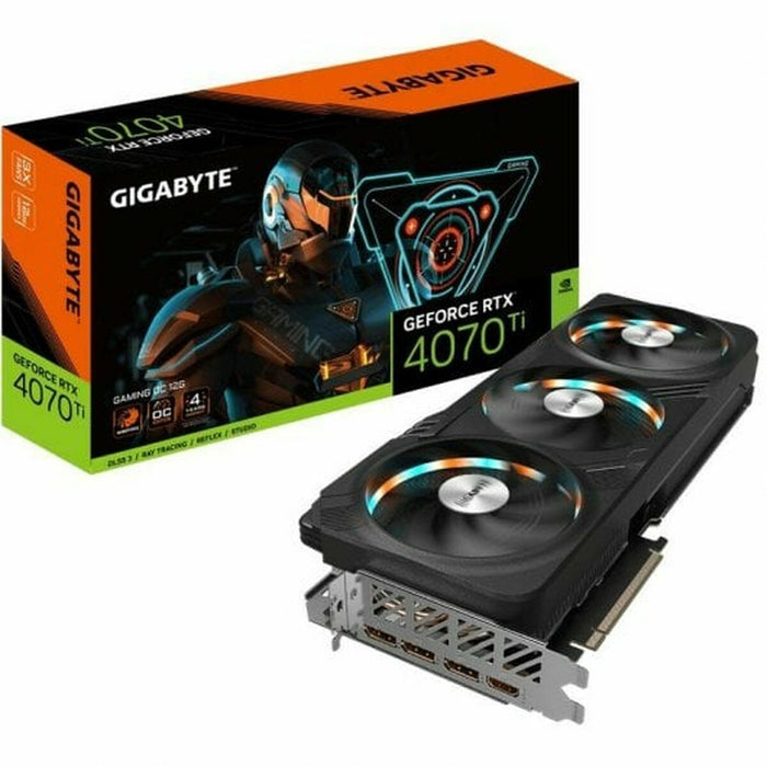 Placă Grafică Gigabyte GV-N407TGAMING OCV2-12GD GeForce RTX 4070 Ti GDDR6X 12 GB