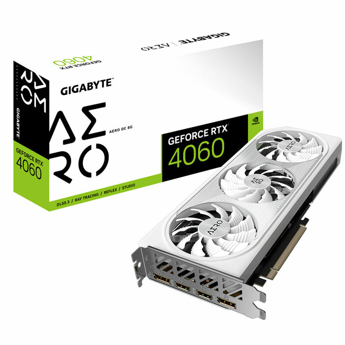 Placă Grafică Gigabyte GV-N4060AERO OC-8GD GDDR6 Geforce RTX 4060