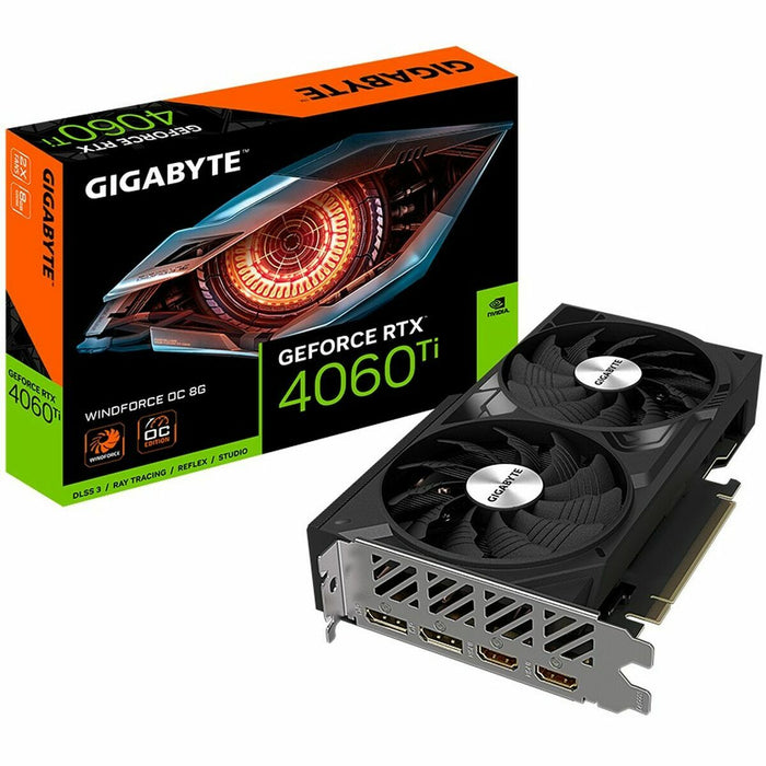 Placă Grafică Gigabyte GeForce RTX 4060 Ti WINDFORCE OC 8 GB GDDR6