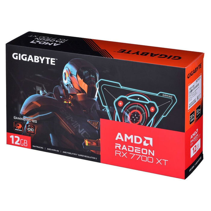 Placă Grafică Gigabyte GV-R77XTGAMING OC-12GD AMD AMD RADEON RX 7700 XT GDDR6 12 GB