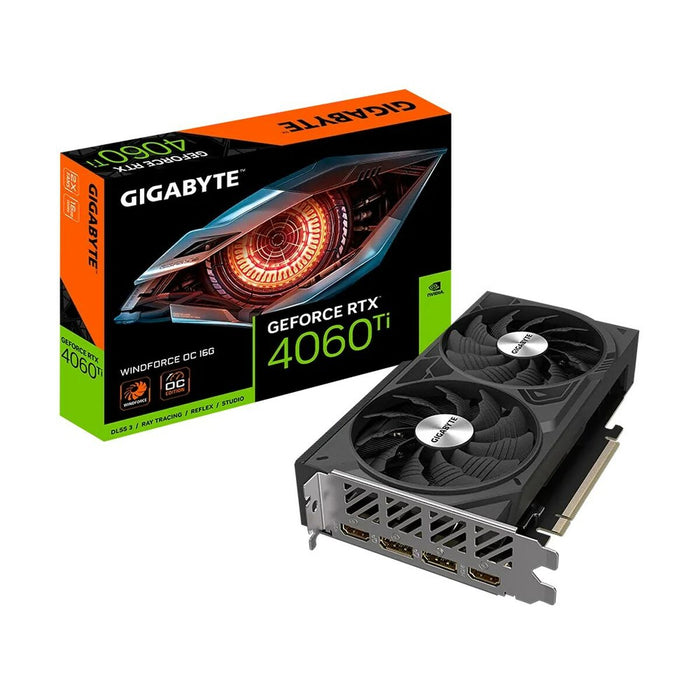 Placă Grafică Gigabyte GV-N406TWF2OC-16GD Geforce RTX 4060 Ti 16 GB GDDR6