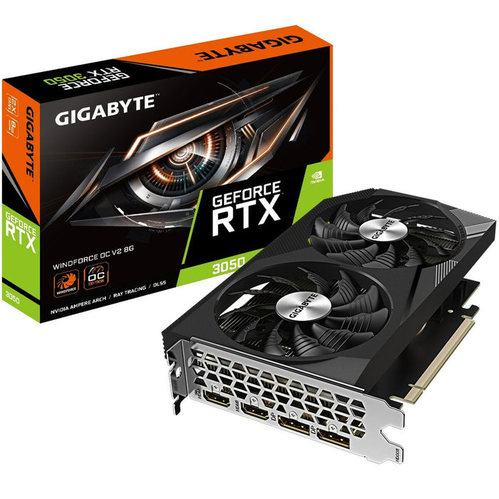 Placă Grafică Gigabyte GV-N3050WF2OCV2-8GD Nvidia GeForce RTX 3050 GDDR6