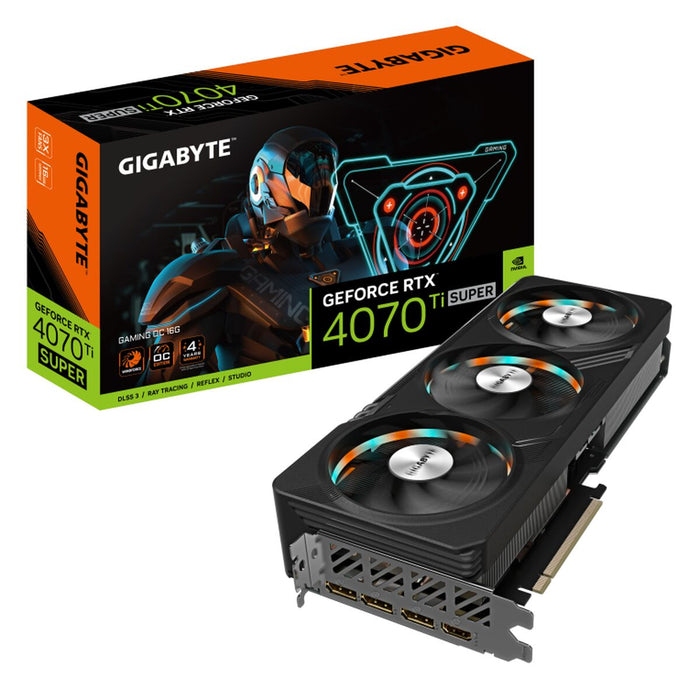 Placă Grafică Gigabyte RTX 4070 TI SUPER GAMING OC 16 GB GDDR6X