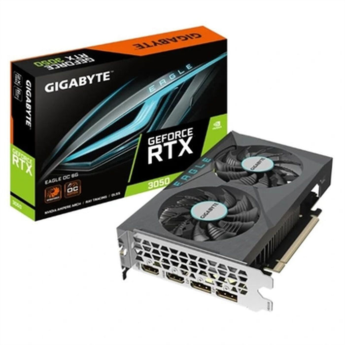 Placă Grafică Gigabyte GV-N3050EAGLE OC-6GD Nvidia GeForce RTX 3050 6 GB GDDR6